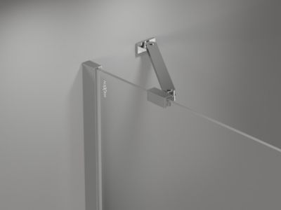 Mexen Mist Duo cabine de douche pivotante 90 x 90 cm, transparent, chrome - 8A4-090-090-01-00