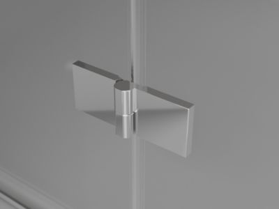 Mexen Mist-F Cabine de douche pliable Duo gauche 115 x 80 cm, transparent, chrome - 8A6-115L-080P-01-00
