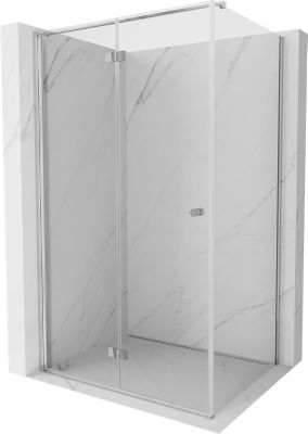Mexen Mist-F cabine de douche pliable gauche 110 x 85 cm, transparent, chrome - 8A6T-110-085-01-00-L
