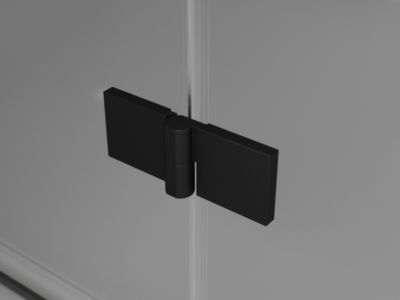 Mexen Mist-F cabine de douche pliante gauche 95 x 120 cm, transparent, noir - 8A6T-095-120-70-00-L