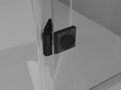 Mexen Mist-F cabine de douche pliante gauche 95 x 120 cm, transparent, noir - 8A6T-095-120-70-00-L