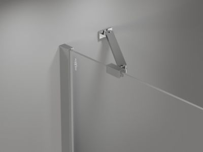 Mexen Mist-H Duo cabine de douche pivotante gauche 75 x 70 cm, transparent, chrome - 8A5-075L-070P-01-00