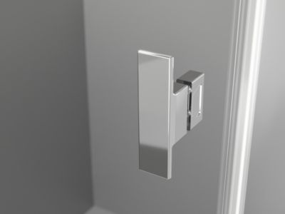 Mexen Mist-H Duo cabine de douche pivotante gauche 75 x 70 cm, transparent, chrome - 8A5-075L-070P-01-00