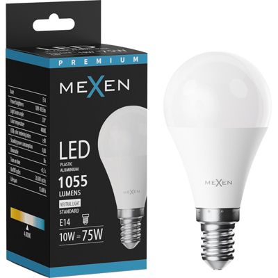 Mexen Nova Ampoule LED E14, G45, 10W, Neutre - 4000K, 1055 lm - L101-E14-1040-01