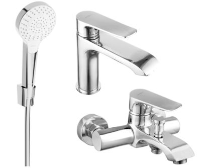 Mexen Pecos R05 ensemble de bain, chrome - 72703R05-00