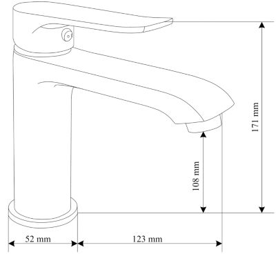 Mexen Pecos R05 ensemble de bain, chrome - 72703R05-00