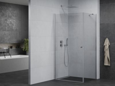 Mexen Pretoria cabine de douche pivotante 85 x 80 cm, transparent, chrome - 852-085-080-01-00