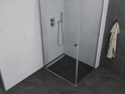 Mexen Pretoria cabine de douche pivotante 95 x 70 cm, transparent, chrome - 852-095-070-01-00