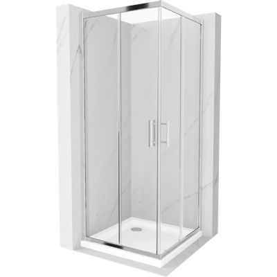 Mexen Rio cabine de douche carrée 70 x 70 cm, transparent, chrome — free download
