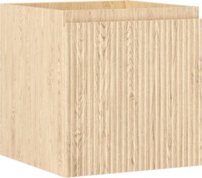 Mexen Rivel meuble de salle de bains sous lavabo 45 cm, 1 tiroir, rainuré, chêne - 91A20-04547-1-BF81