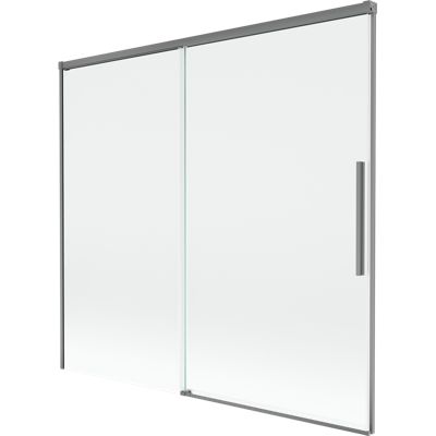 Mexen Rox paroi de baignoire 2 volets coulissante 170 x 150 cm, transparent, métal gun - 8C9-170-001-95-00