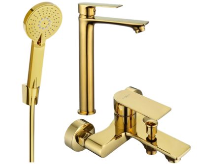 Mexen Royo R40 ensemble de bain, doré - 72213R40-50