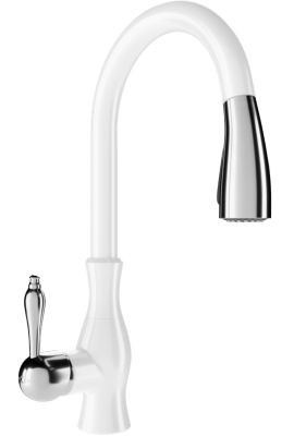 Mexen Savita robinet de cuisine, blanc - 672601-20