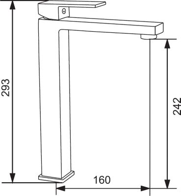 Mexen Uno R77 ensemble de bain, noir - 71413R77-70