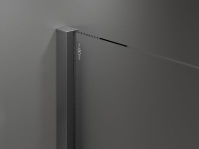 Mexen Velar cabine de douche coulissante 130 x 90 cm, givré, gris canon brossé - 871-130-090-31-66