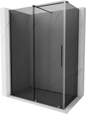 Mexen Velar cabine de douche coulissante 160 x 75 cm, graphite, gun metal - 871-160-075-41-95