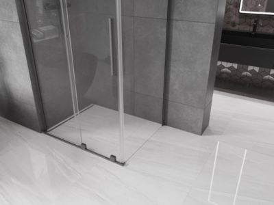Mexen Velar L cabine de douche coulissante 100 x 85 cm, transparent, métal canon - 871-100-085-03-95