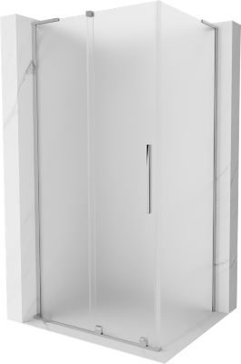 Mexen Velar L cabine de douche coulissante 110 x 75 cm, givrée, chrome - 871-110-075-33-01