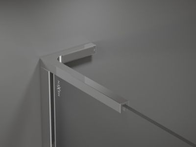 Mexen Velar L cabine de douche coulissante 110 x 75 cm, givrée, chrome - 871-110-075-33-01
