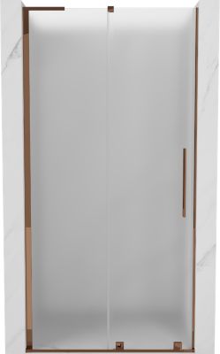 Mexen Velar L porte de douche coulissante 90 cm, givré, or rose - 871-090-003-31-60