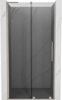 Mexen Velar L porte de douche coulissante 90 cm, graphite, nickel brossé - 871-090-003-41-97