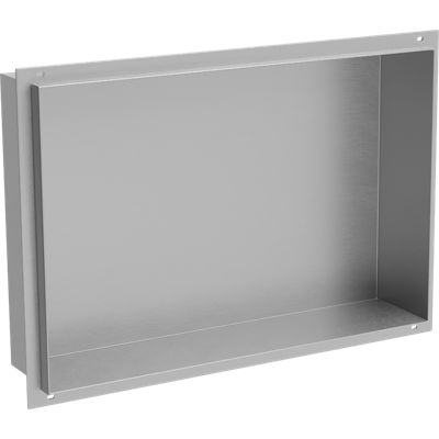 Mexen X-Wall-NR étagère encastrée sans rebord 45 x 30 cm, inox ...