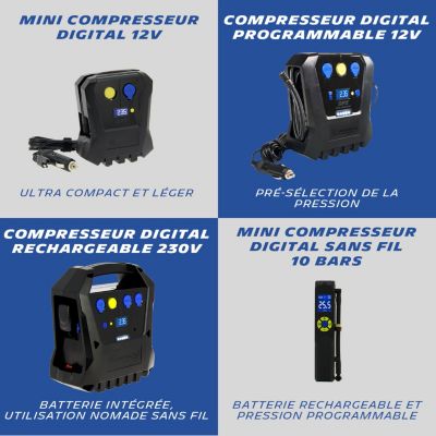 MICHELIN Compresseur programmable 12V 7 bars
