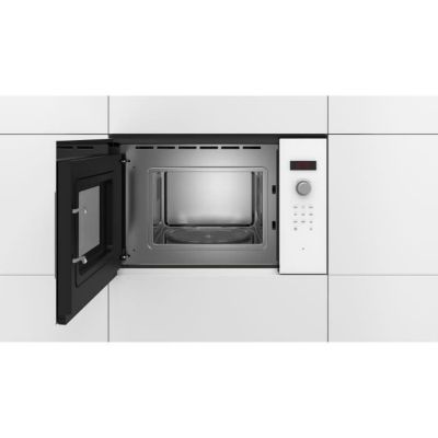 Micro-onde encastrable - BOSCH SER4 - BFL523MW1F - Blanc - 59,4 x 31,7 x 38,2 cm