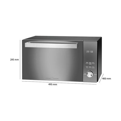 Micro-ondes avec gril 23L 1000W Proficook PC-MWG 1204 Noir