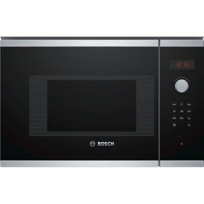 Micro-ondes Bosch Serie 4 BFL523MS0 - 20 L - 800 W - Noir - Acier inoxydable