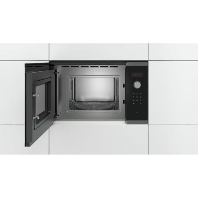 Micro-ondes Bosch Serie 4 BFL523MS0 - 20 L - 800 W - Noir - Acier inoxydable