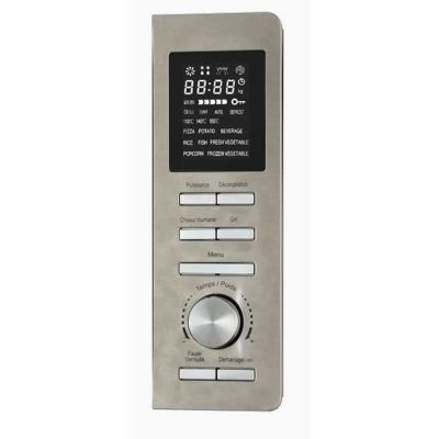 Micro-ondes combiné - CONTINENTAL EDISON - CEMO25SG13S3 - Silver - 25 L - Porte Miroir - 900 W - Grill 1000 W - Convection 1000