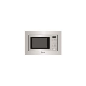 Micro-ondes Encastrable 700w 17L - Technologie QuattroPulse, Plateau Tournant 24.5cm - INOX BRANDT