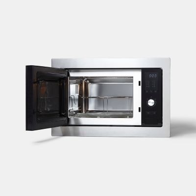 Micro-ondes encastrable Cooke & Lewis CLBIMW25LEU 25L en inox noir