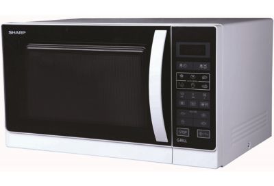 Micro-ondes + grill 25l 900w blanc Sharp R742WW