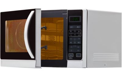 Micro-ondes + grill 25l 900w blanc Sharp R742WW