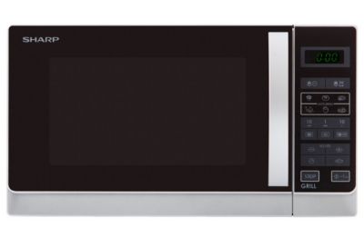 Micro-ondes + grill 25l 900w blanc Sharp R742WW