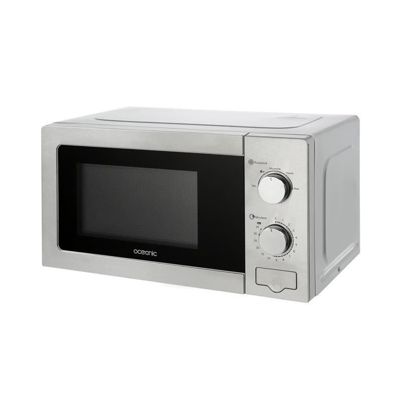 Micro-ondes monfonction OCEANIC MO20S Silver L45x H24 x P32,1 cm 20L