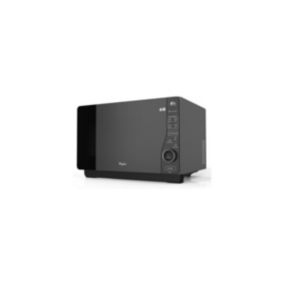 Micro-Ondes posable 800w, Noir, 25 L, Cavité Peinte, Technologie Extra Space, Jet Start, Auto-Defrost WHIRLPOOL