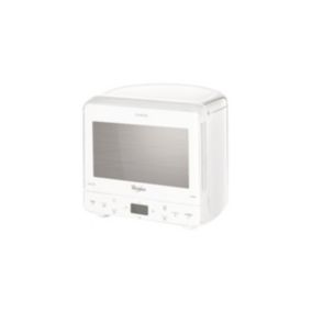 Micro-ondes Posable, MAX, Blanc, 13 L, Electronique, Cavité Peinte, Plateau 28cm WHIRLPOOL