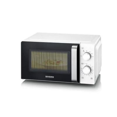 Micro-ondes SEVERIN 17L 700W blanc/noir 44x32x24 cm - 7885