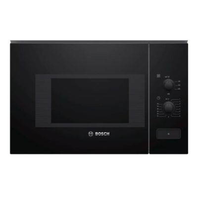 Micro-ondes solo 20l 800w encastrable noir Bosch BFL520MB0