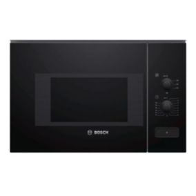 Micro-ondes solo 20l 800w encastrable noir Bosch BFL520MB0