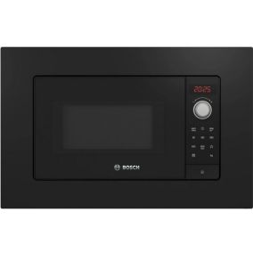 Micro-ondes solo 20l 800w encastrable noir Bosch BFL623MB3F