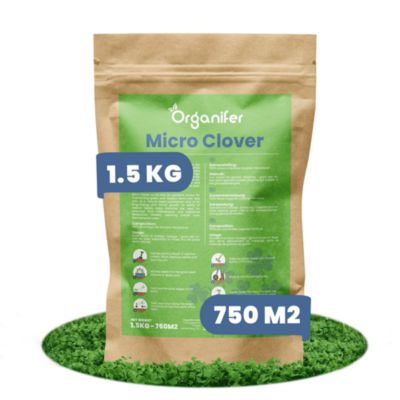 Micro Trèfle Pelouse - Graine De Trèfle Pure - 1500 G Pour 750 M2 - Organifer