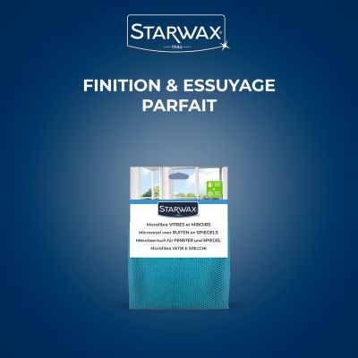 Microfibre pour vitres et miroir Starwax