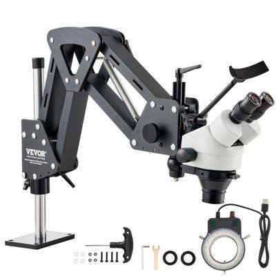 Microscope multidirectionnel 7X-45X, support ressort, support incruste ...