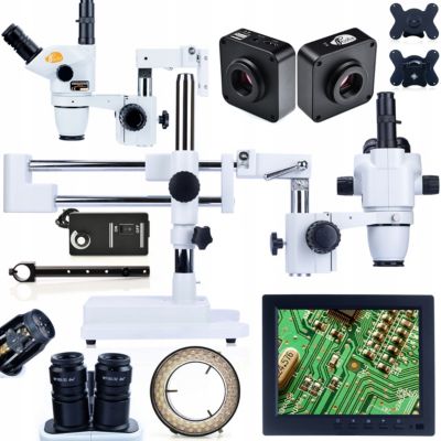 Microscope Stéréoscopique Trinoculaire Moon Pro MSMP-T-SDMS1-6745 ...
