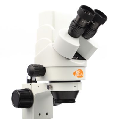 Microscope Stéréoscopique Trinoculaire Pluto Pro - Zoom 7x-45x, Caméra ...