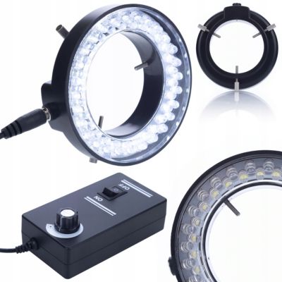 Microscope Trinoculaire sur Potence 7-45x - Caméra HDMI Panasonic, Lentille Barlow 0.5x, LED 56, Inspection Électronique